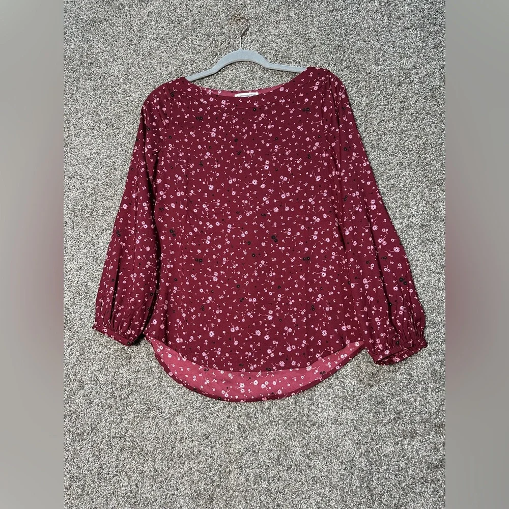 NWT Amazon Essentials Lightweight Georgette Blouson Sleeve Shirt Size XS - Picture 3 of 6